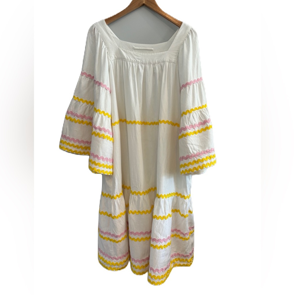 Lisa Marie Fernandez x Target Ric Rac Flare Dress Size Large - Picture 2 of 6